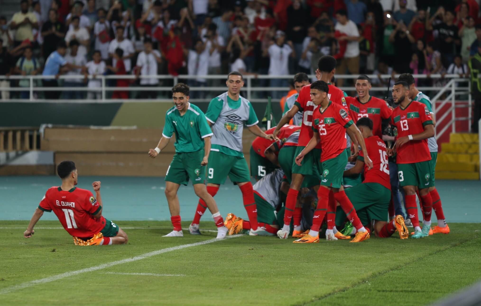 المنتخب المغربي ينهي دور المجموعات متصدرا بفوزه على المنتخب الكونغولي